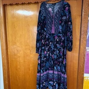 Lane Bryant | Dresses | Lane Brant Maxi Striped Dress | Poshmark